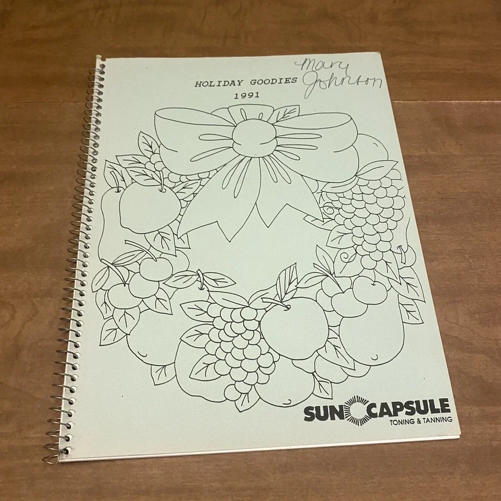 Sun Capsule Tanning Cookbook Local Spiral 1991 Holiday Goodies